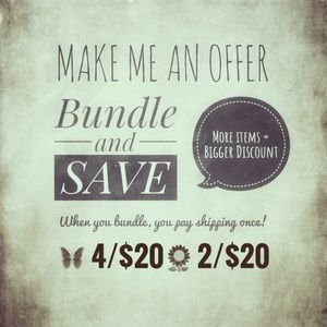MAKE AN OFFER // BUNDLE & SAVE